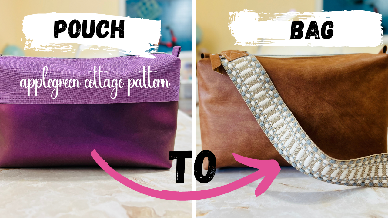 Convert Zipper Pouch To Crossbody Bag