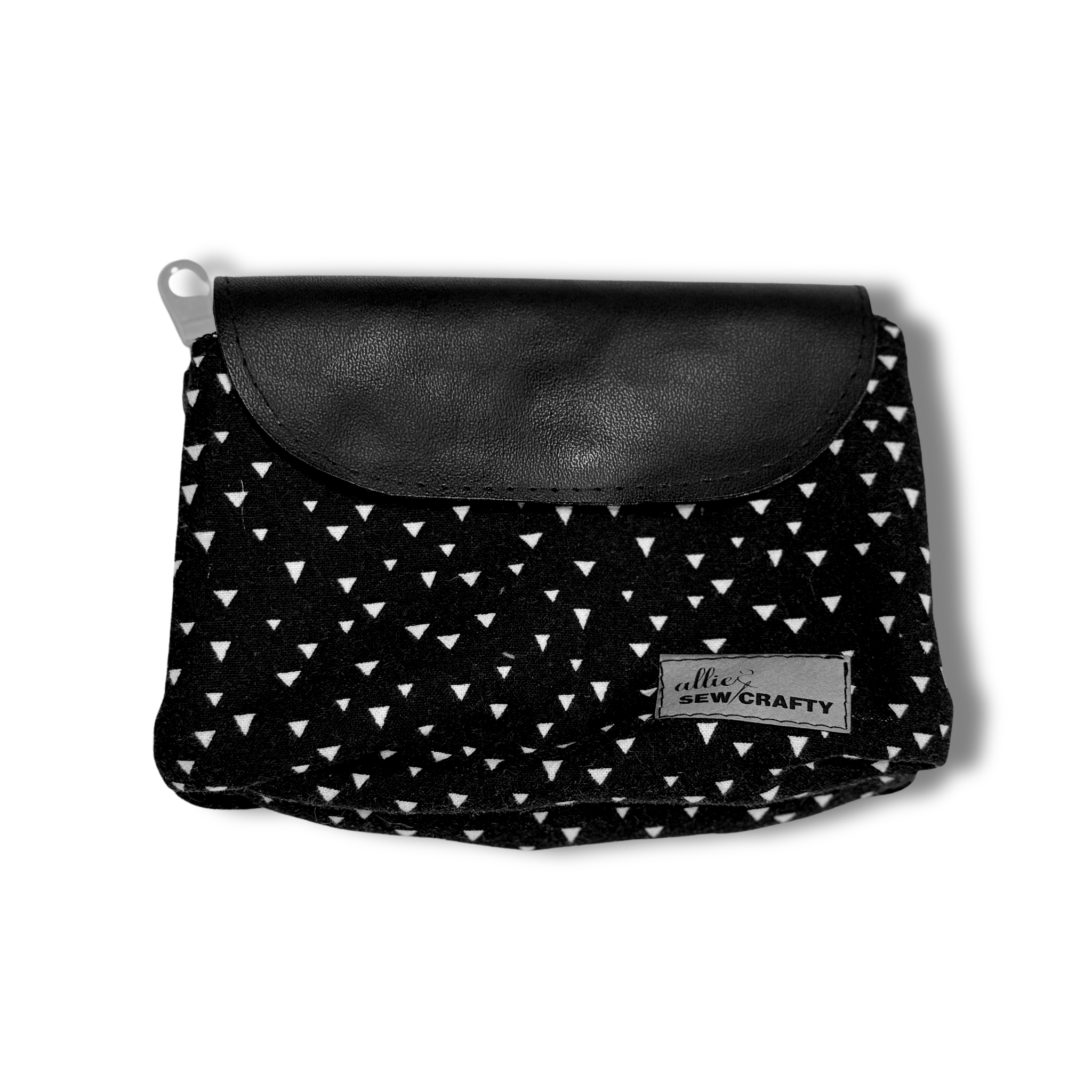 SM Two in One Black and White Pouch