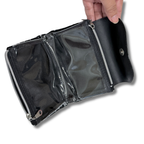 SM Two in One Black and White Pouch