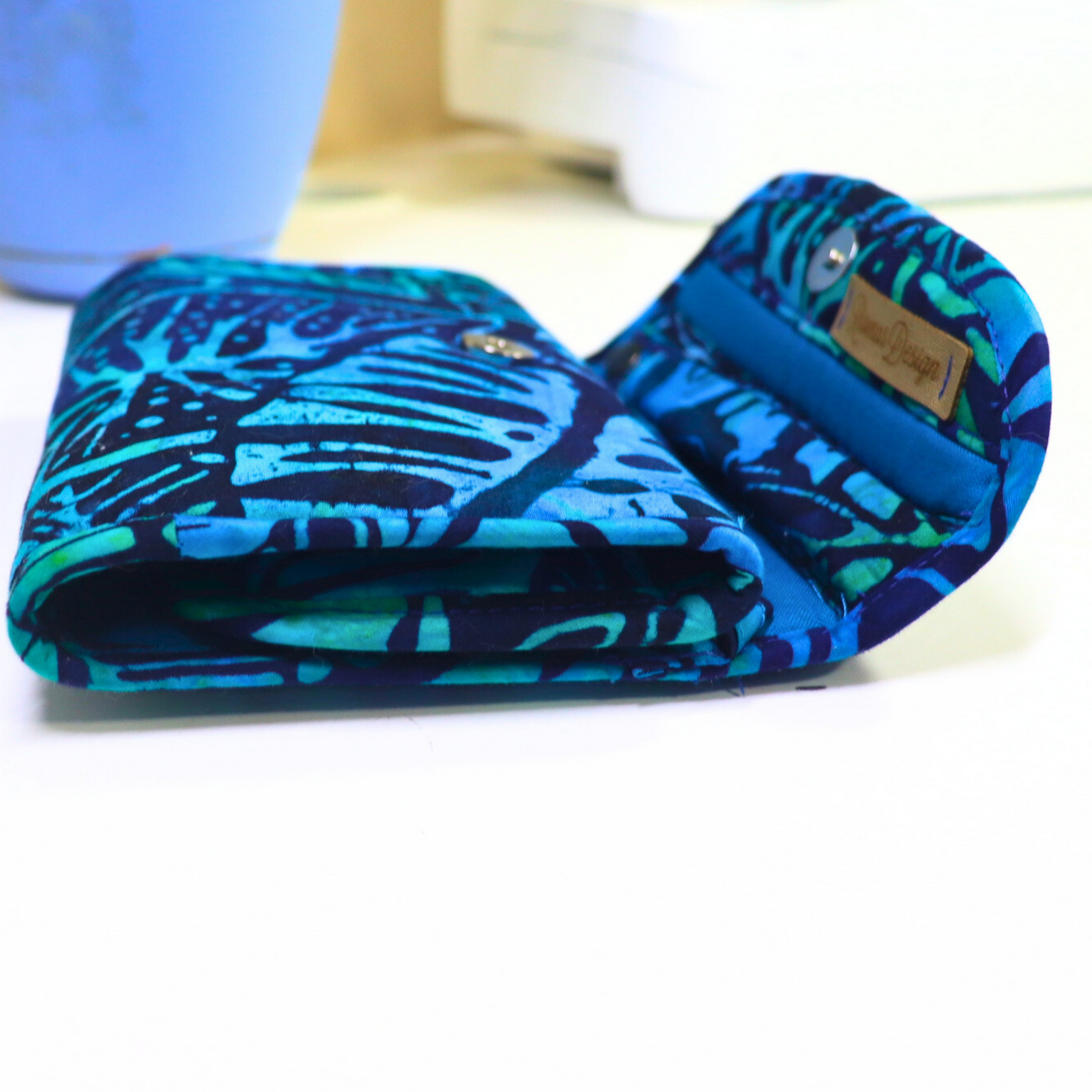 Jewelry Wallet - Tropical Blue