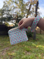 Wristlet Wallet Vintage Rose