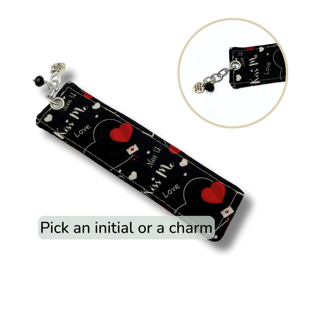 Valentines Bookmarks with Charms