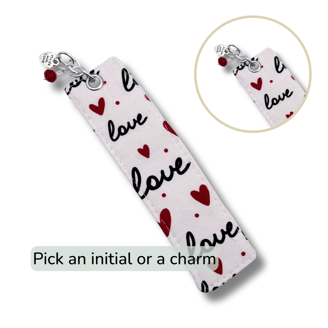 Valentines Bookmarks with Charms