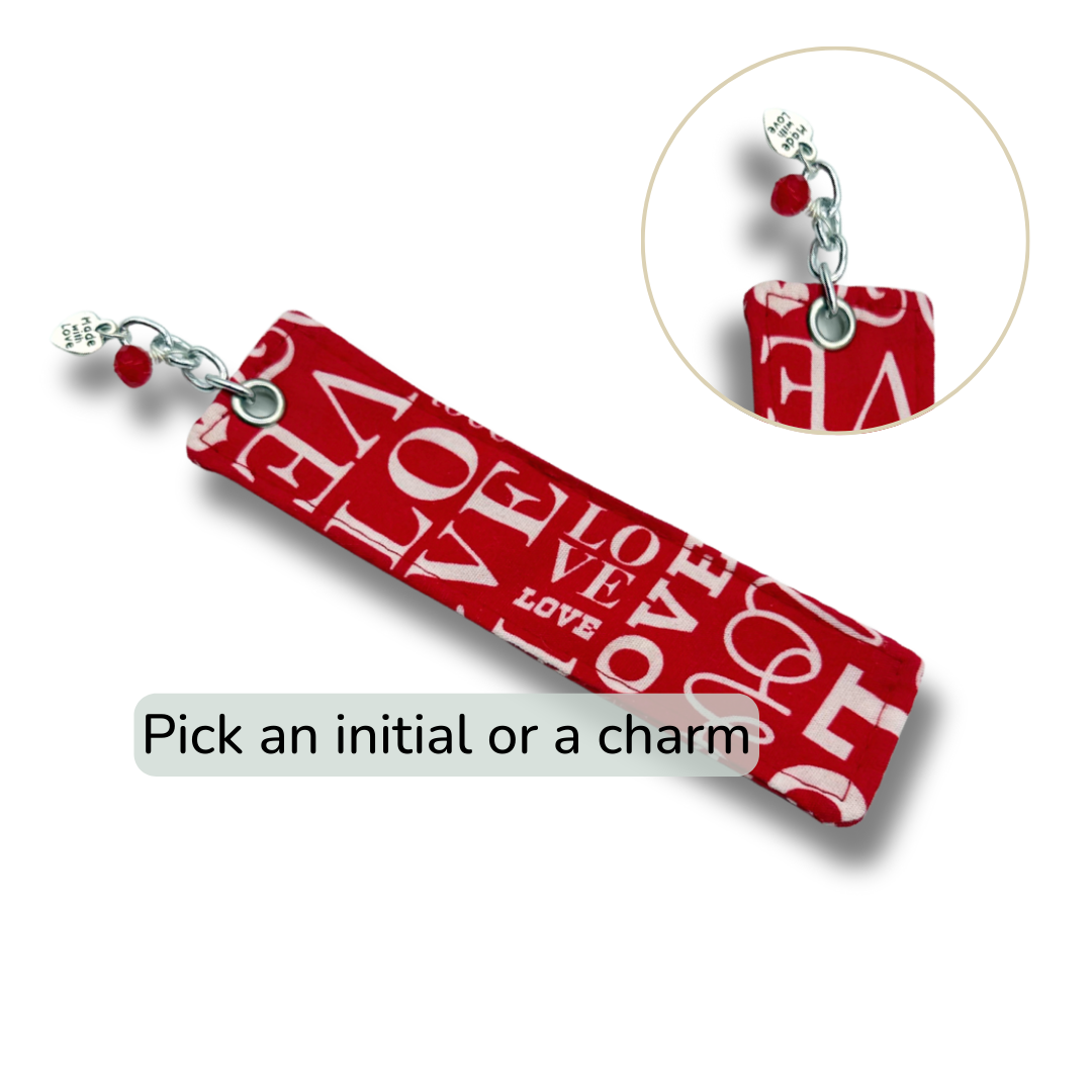Valentines Bookmarks with Charms