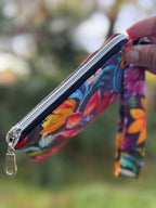 The Midnight Blossom Keychain Wallet