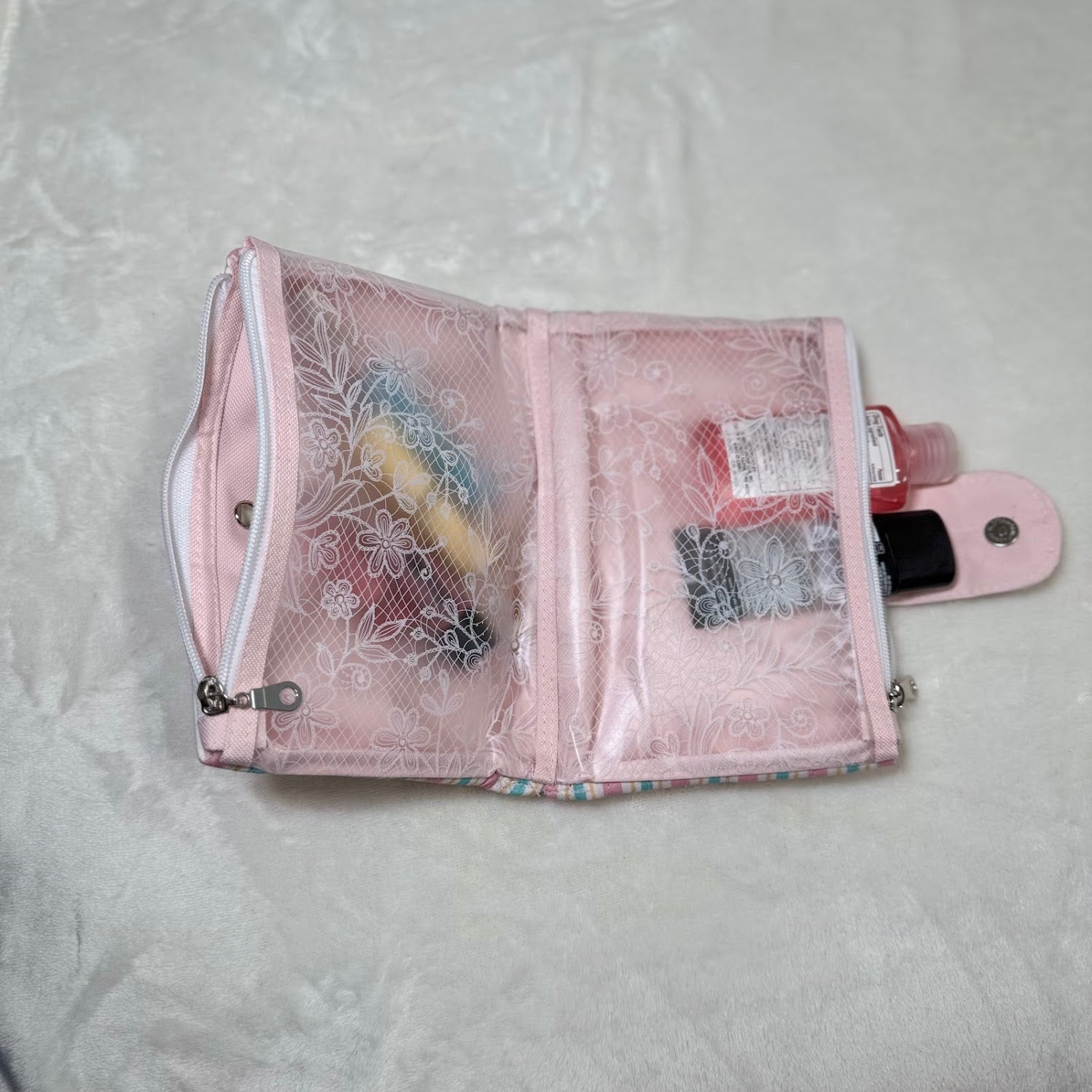 Dual Zipper - Two in One MD Makeup Zipper Pouch