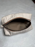 Light Brown Quilted Cosmetic Pouch *Limited Edition*