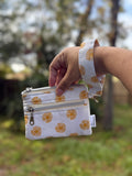 Sunny Double Zipper Wristlet Wallet