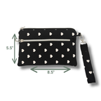 Double Zip Phone Wallet | Smartphone Pouch