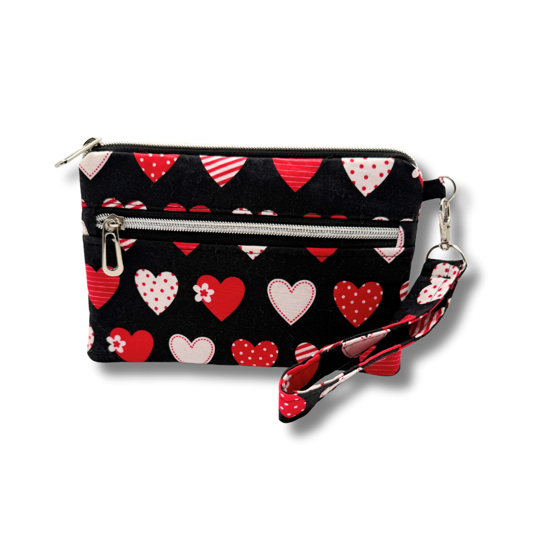 Double Zip Phone Wallet | Smartphone Pouch