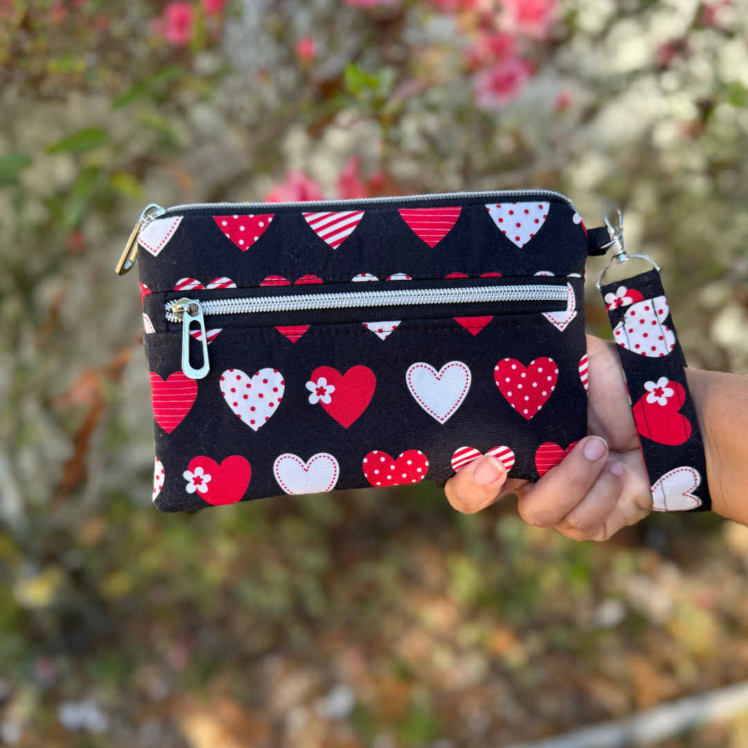 Double Zip Phone Wallet | Smartphone Pouch