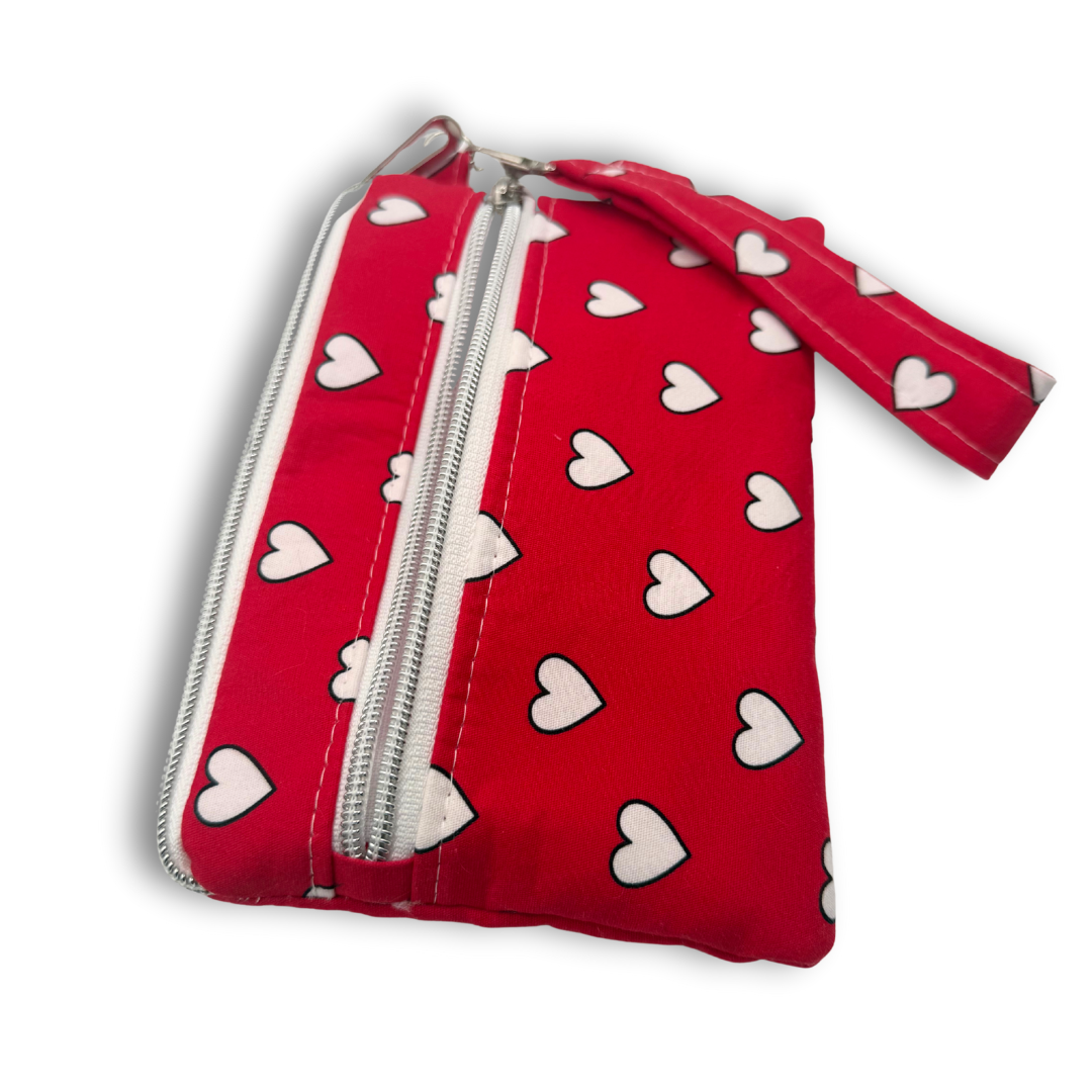 Double Zip Phone Wallet | Smartphone iPhone Pouch