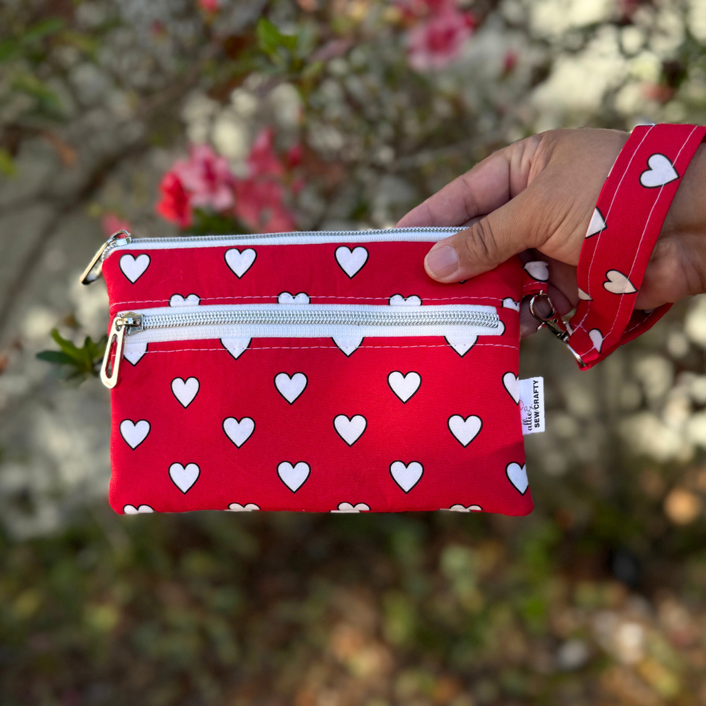 Double Zip Phone Wallet | Smartphone iPhone Pouch
