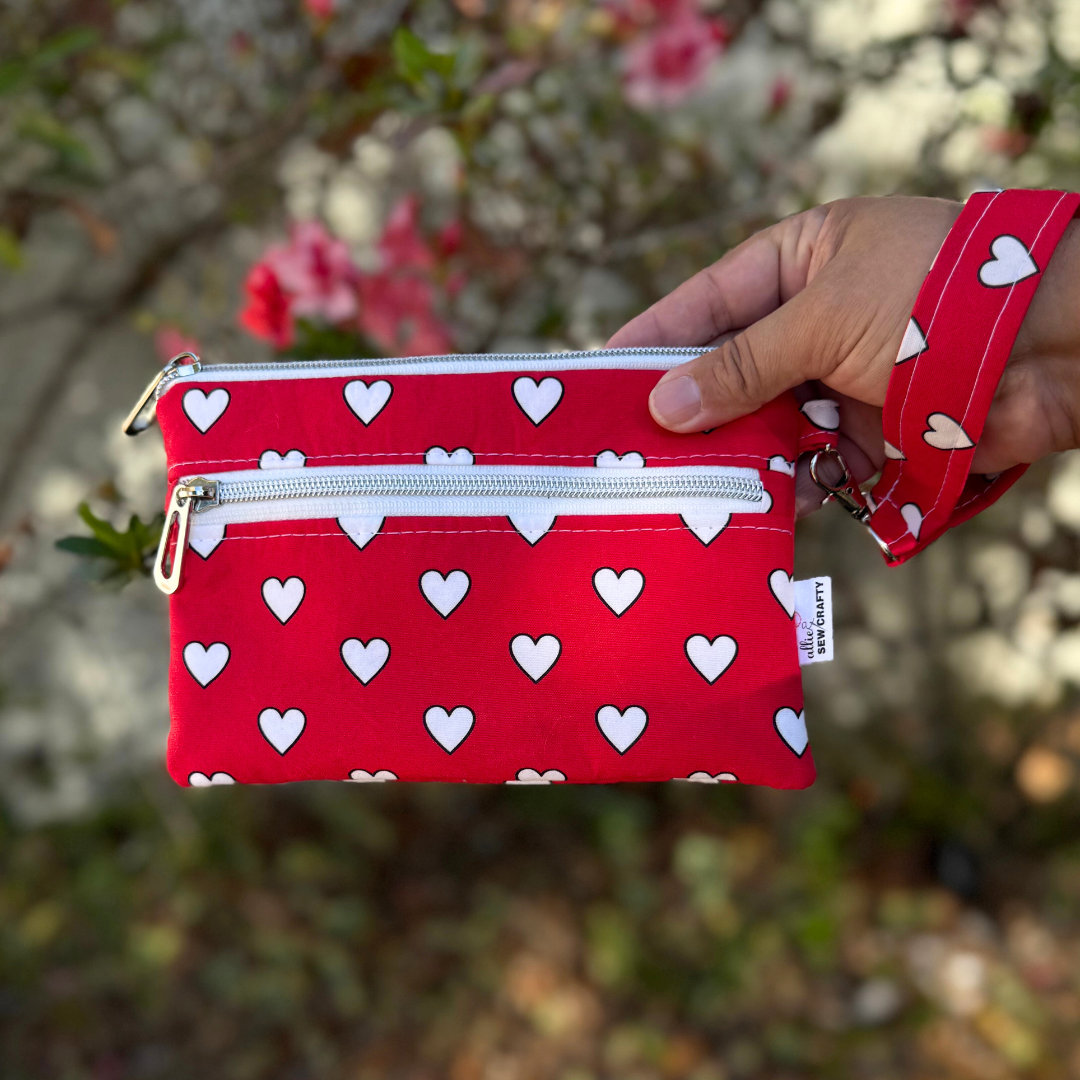 Double Zip Phone Wallet | Smartphone iPhone Pouch