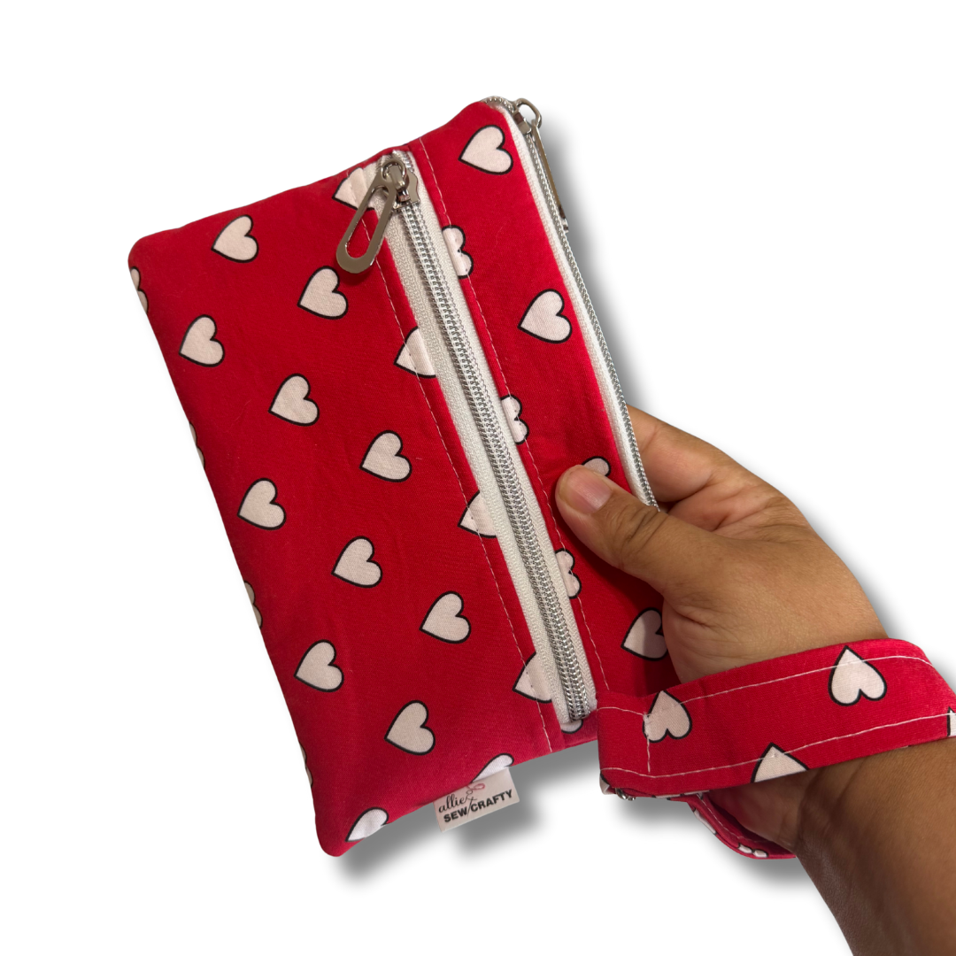 Double Zip Phone Wallet | Smartphone iPhone Pouch