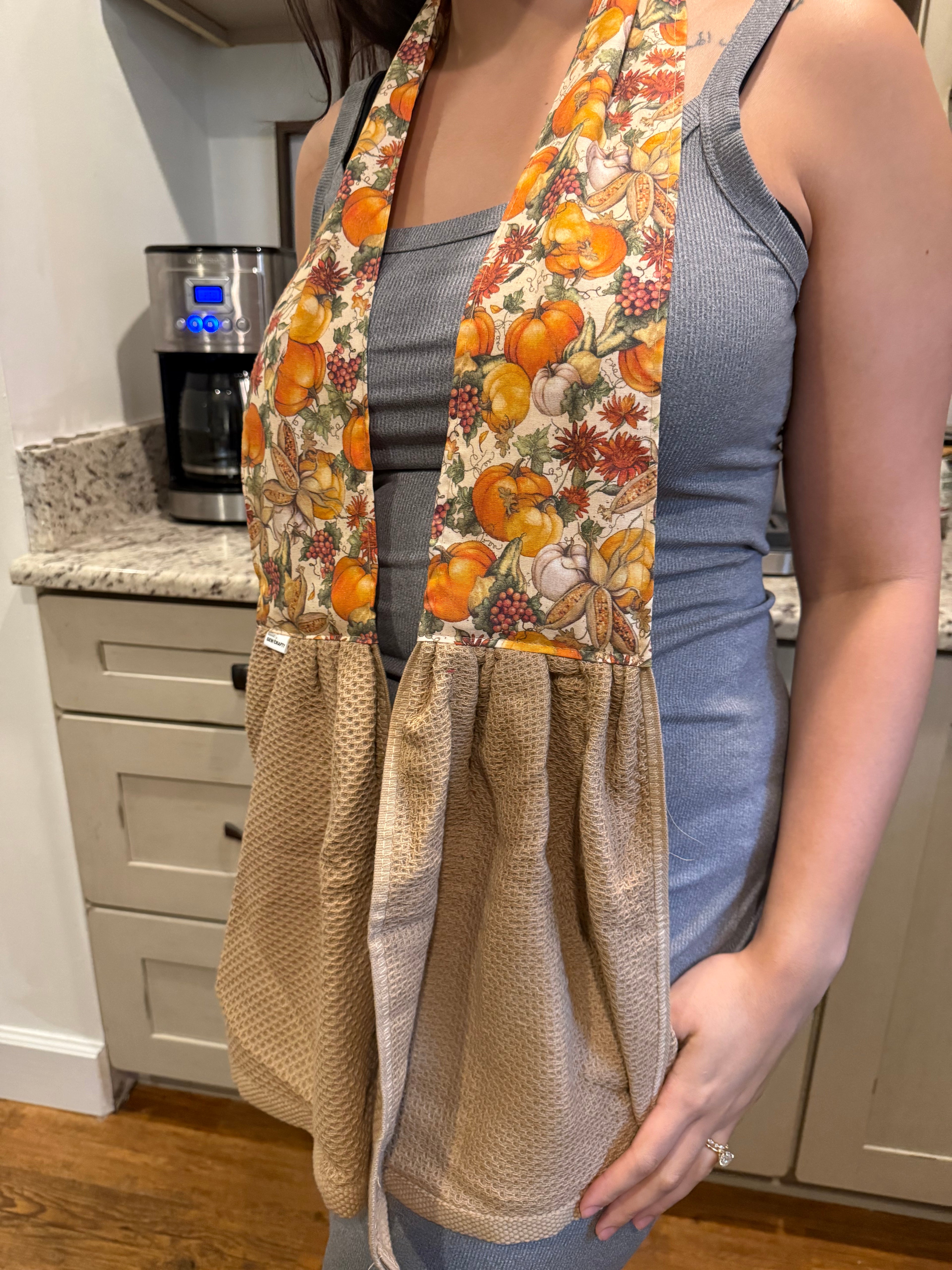 Kitchen Scarf Towel - Cozy Pumpkin Fall