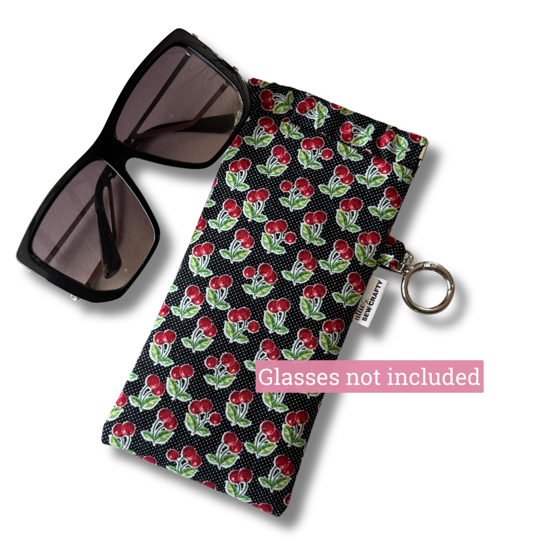 Sunglass Case Flexi Frame - Cherries