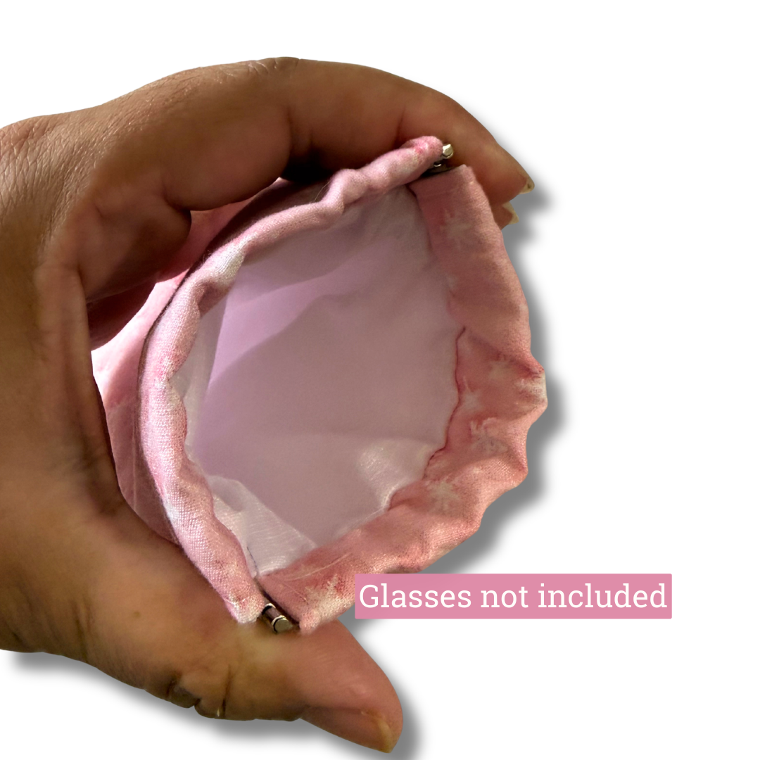 Sunglass Case Flexi Frame - Pink Snow