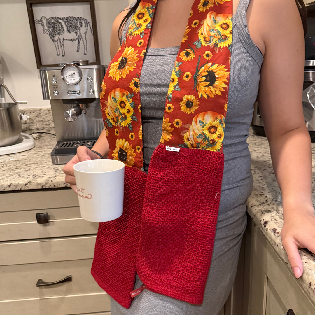 Sunflowers Kitchen Scarf Towel