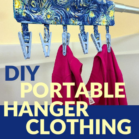 PDF Portable Foldable Clothes Hanger