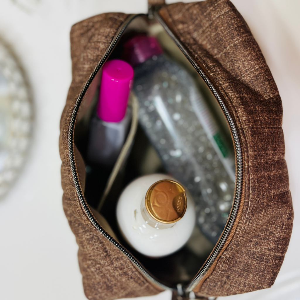The Carry All Pouch - Solid Heathered Espresso