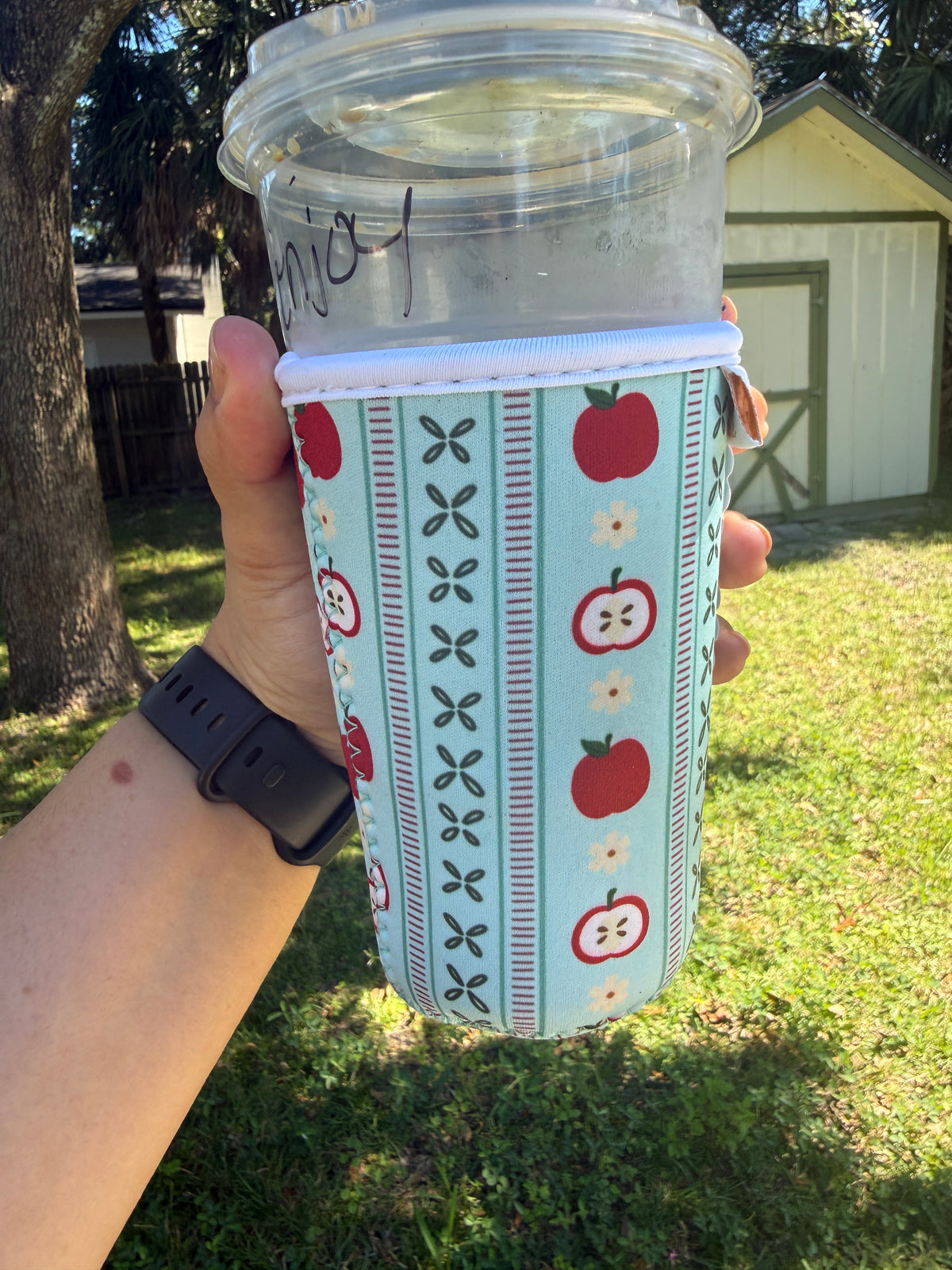 Apple Girl | MD Reusable Coffee Sleeve