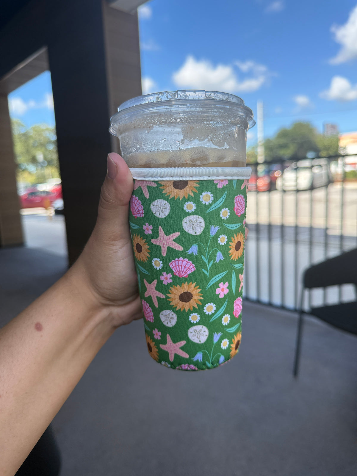 Beachside Cottage | MD Reusable Coffee Sleeve