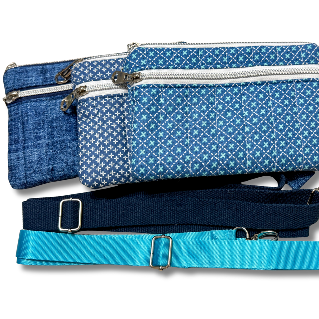 Crossbody Cellphone Wallet - Blue Limited Edition