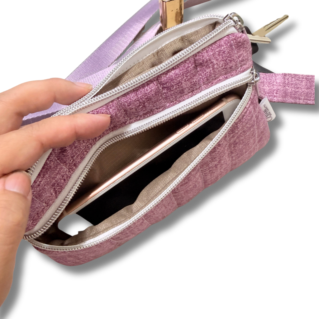 Crossbody Cellphone Wallet - Purple - Lilac Limited Edition