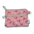 Keychain Wallets - Pink Khaki Bouquet * Limited Edition*