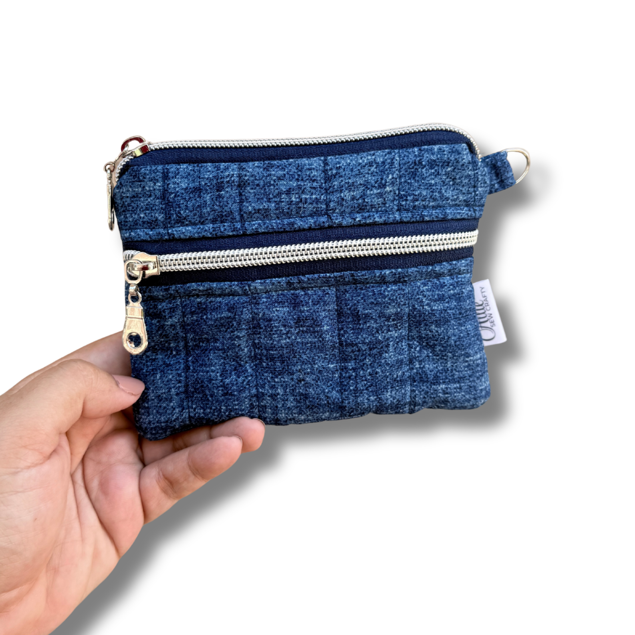 Keychain Wallets - Solid Heathered Navy