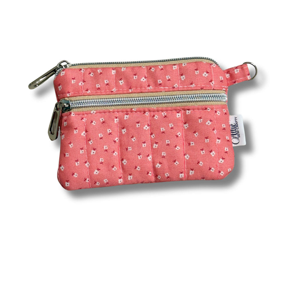 Keychain Wallets - Pink Dainty Daisies * Limited Edition*