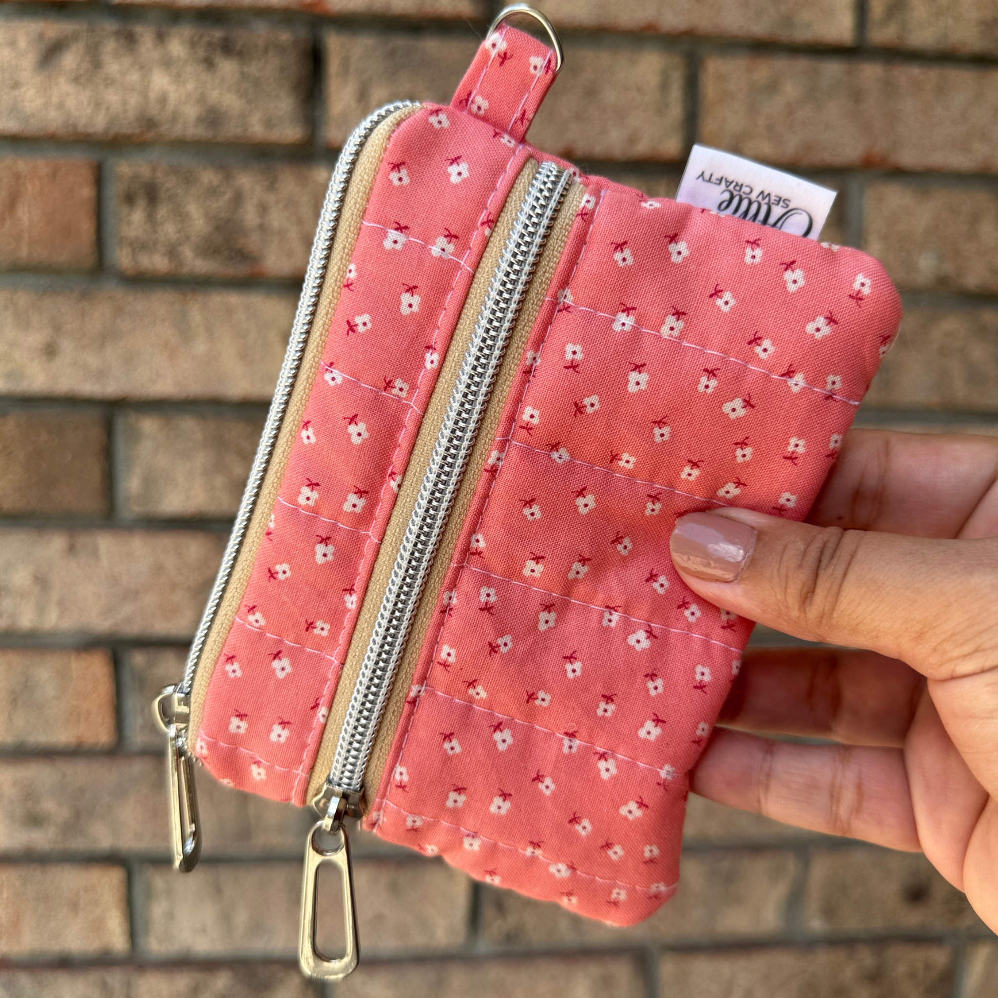 Keychain Wallets - Pink Dainty Daisies * Limited Edition*