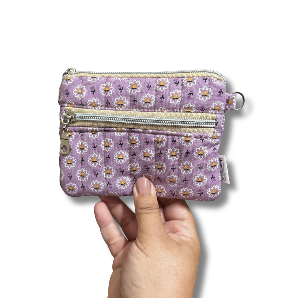 Keychain Wallets - Purple Daisy Bloom Limited Edition