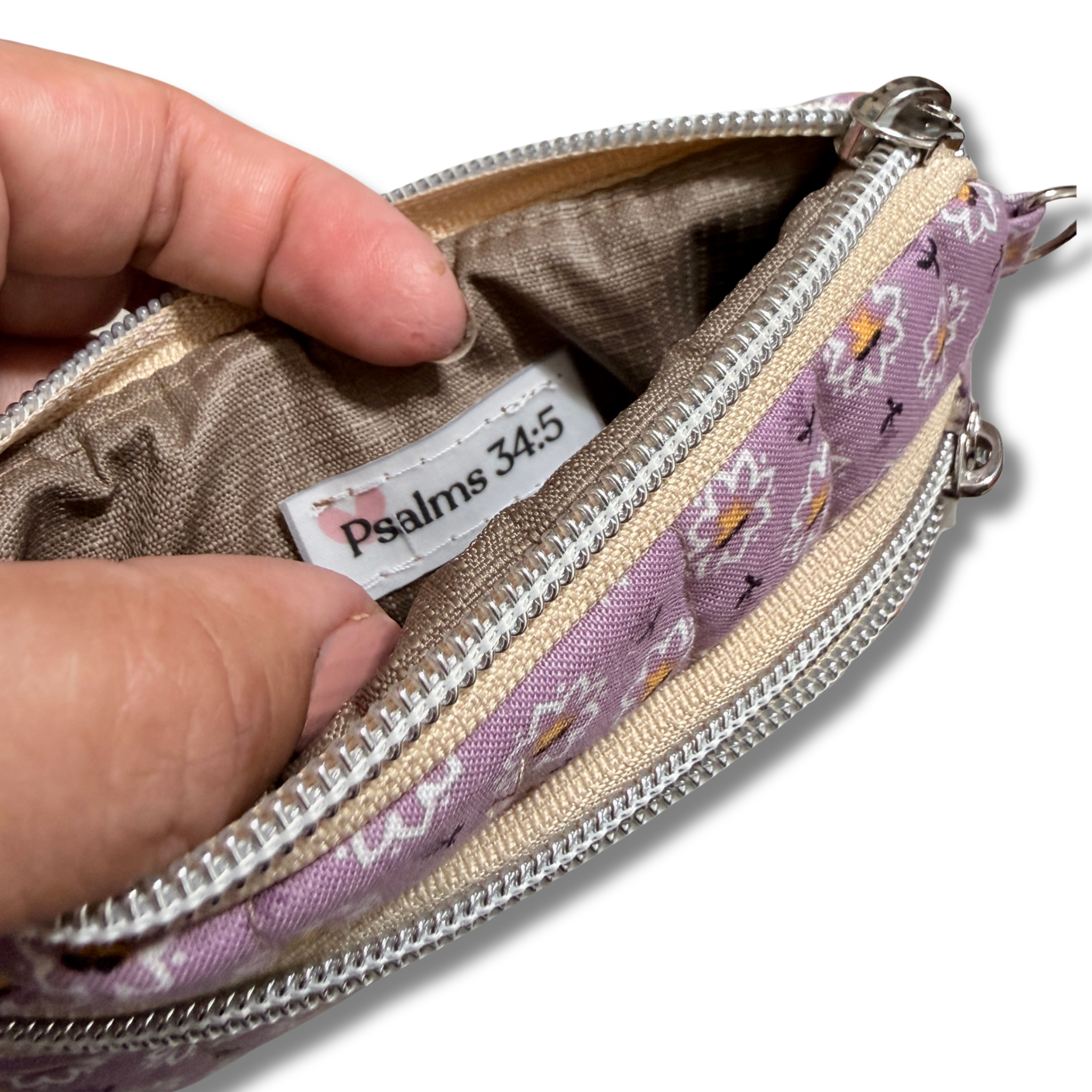 Keychain Wallets - Purple Daisy Bloom Limited Edition