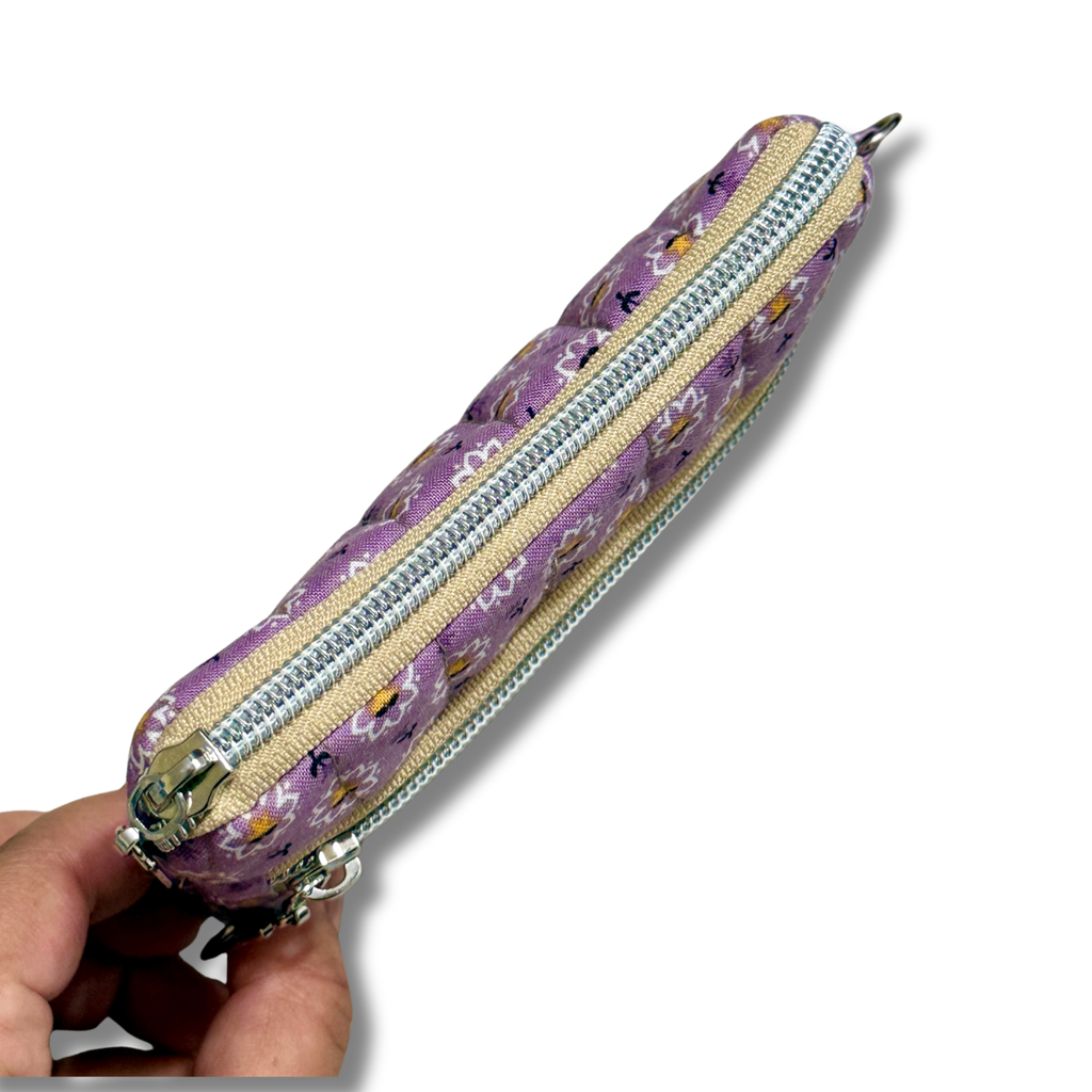Keychain Wallets - Purple Daisy Bloom Limited Edition