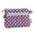 Keychain Wallets - Purple White Daisies * Limited Edition*