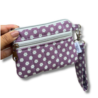 Keychain Wallets - Purple White Daisies * Limited Edition*