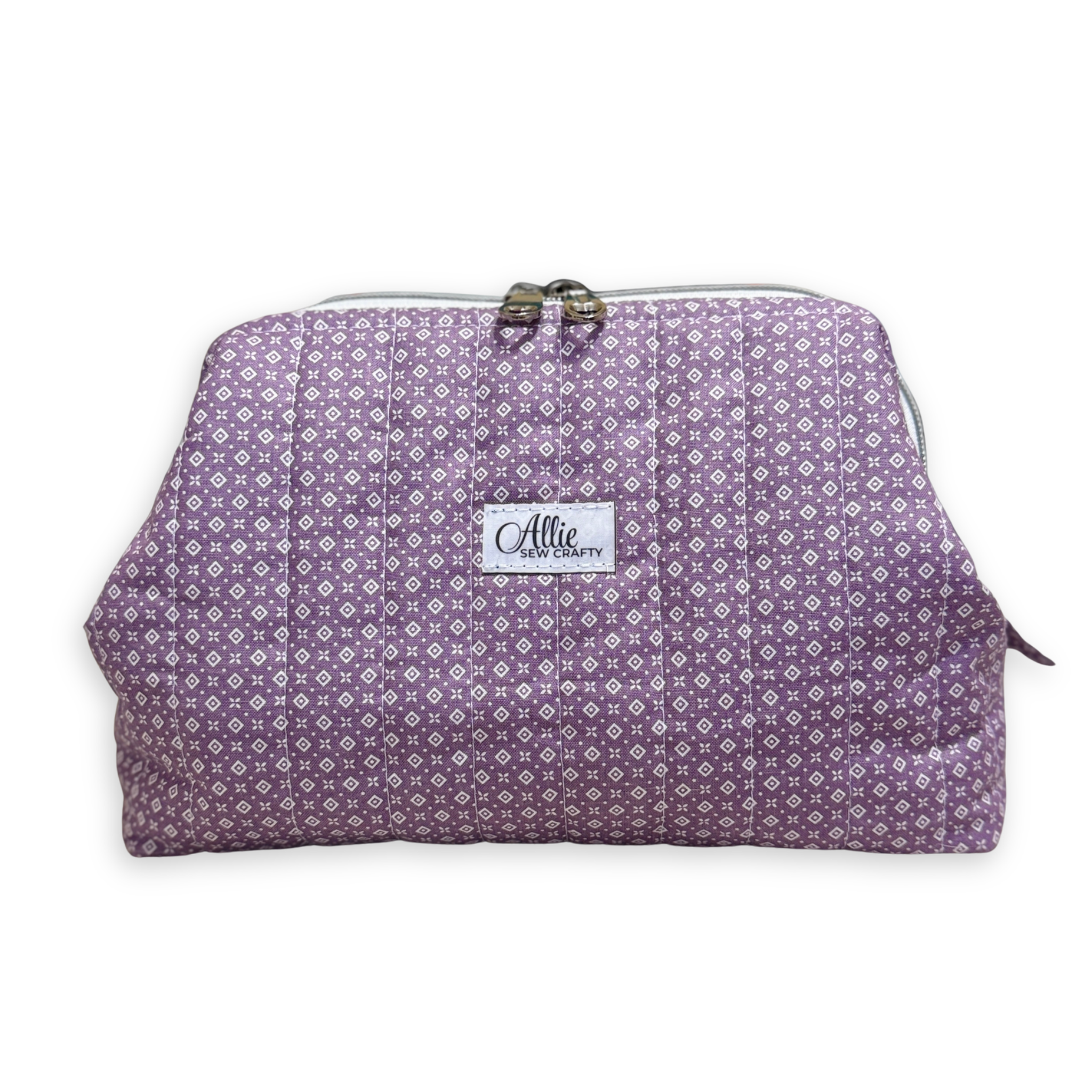 Full View Pouch - Purple Diamond Dot *Limited Edition*