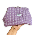 Full View Pouch - Purple Diamond Dot *Limited Edition*