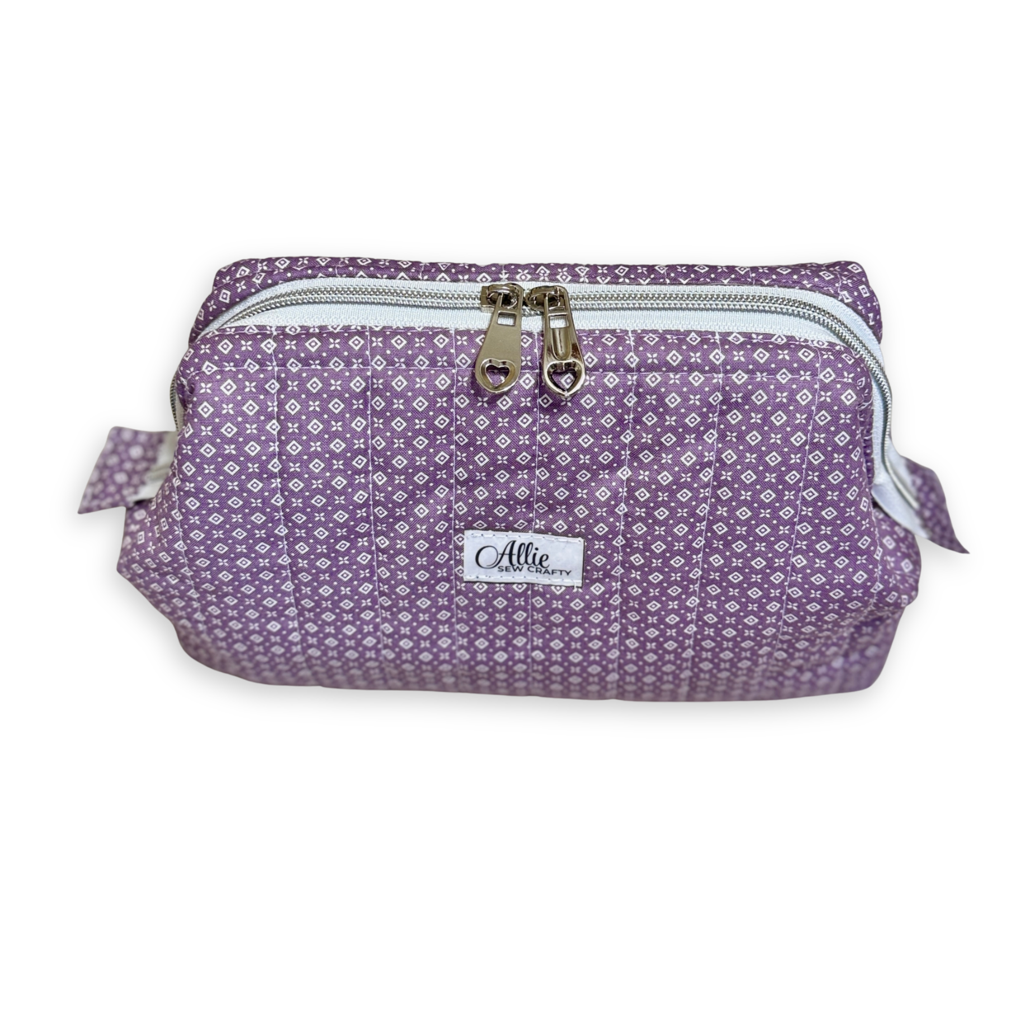 Full View Pouch - Purple Diamond Dot *Limited Edition*