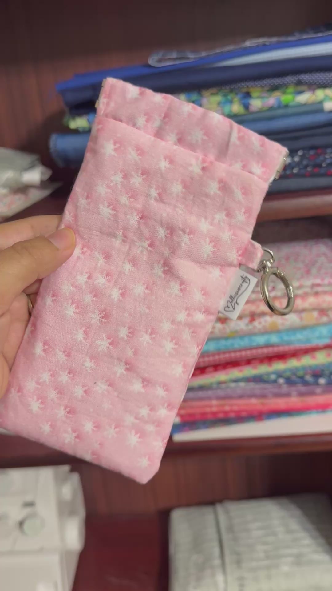 Sunglass Case Flexi Frame - Pink Snow